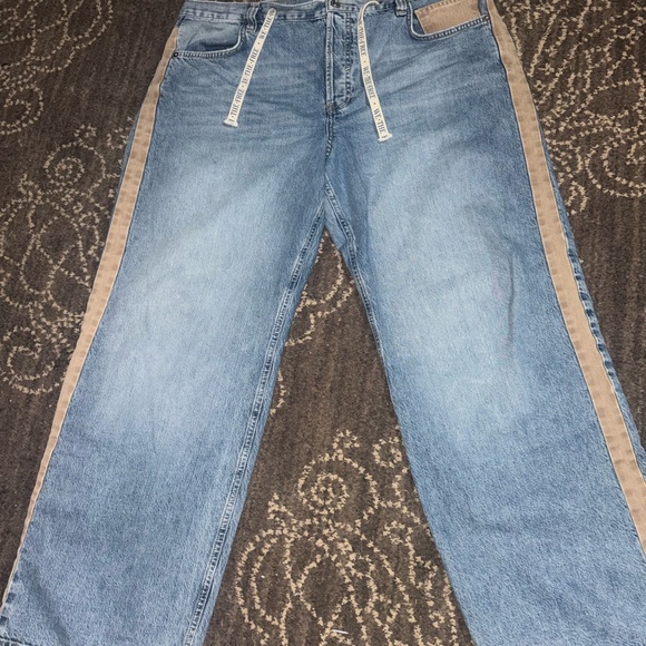 We The Free Zambi Slouchy Boyfriend jeans size 33 Free People - Picture 7 of 9